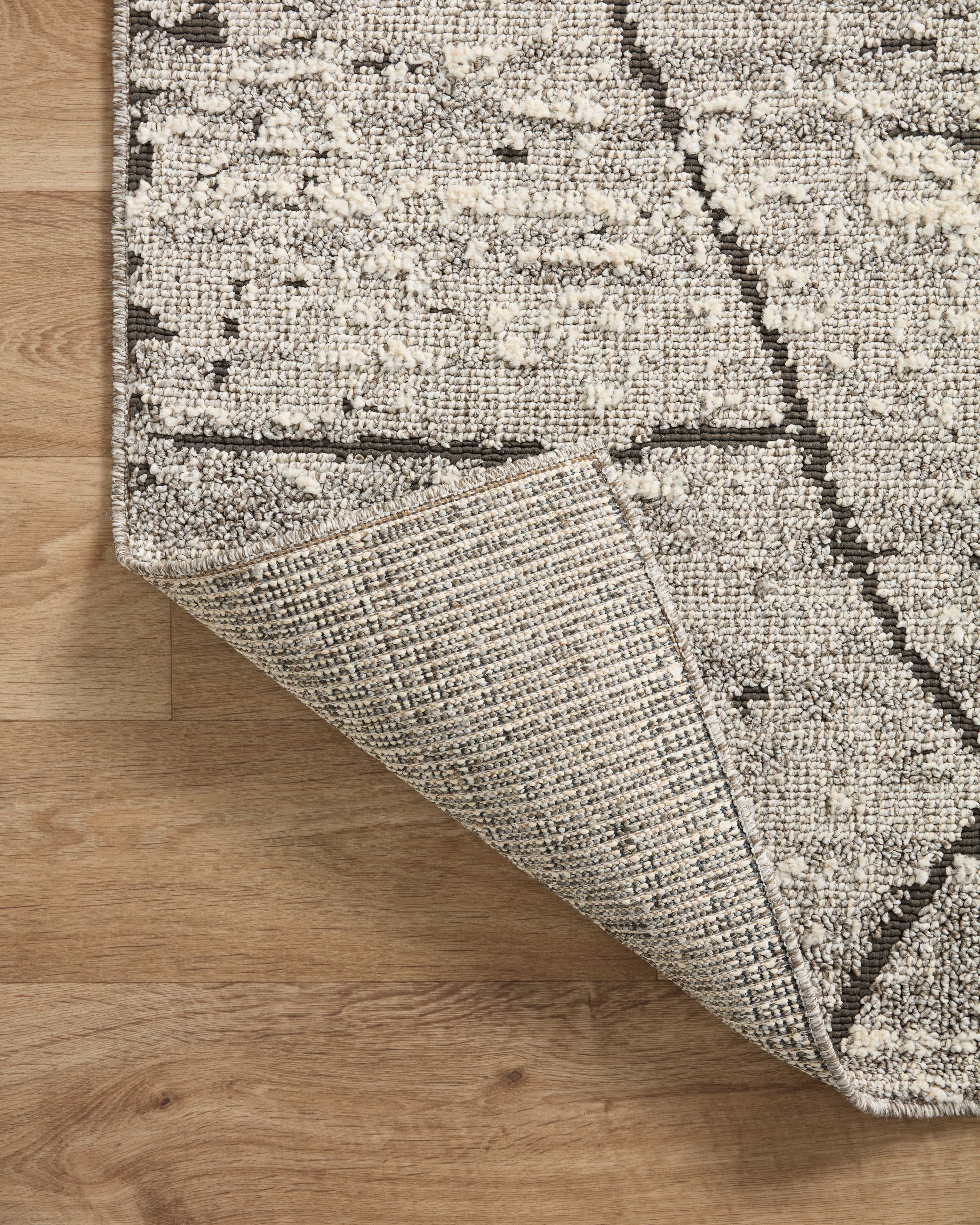Loloi Fabian Grey / Charcoal Rug RUGS - synthetic Loloi
