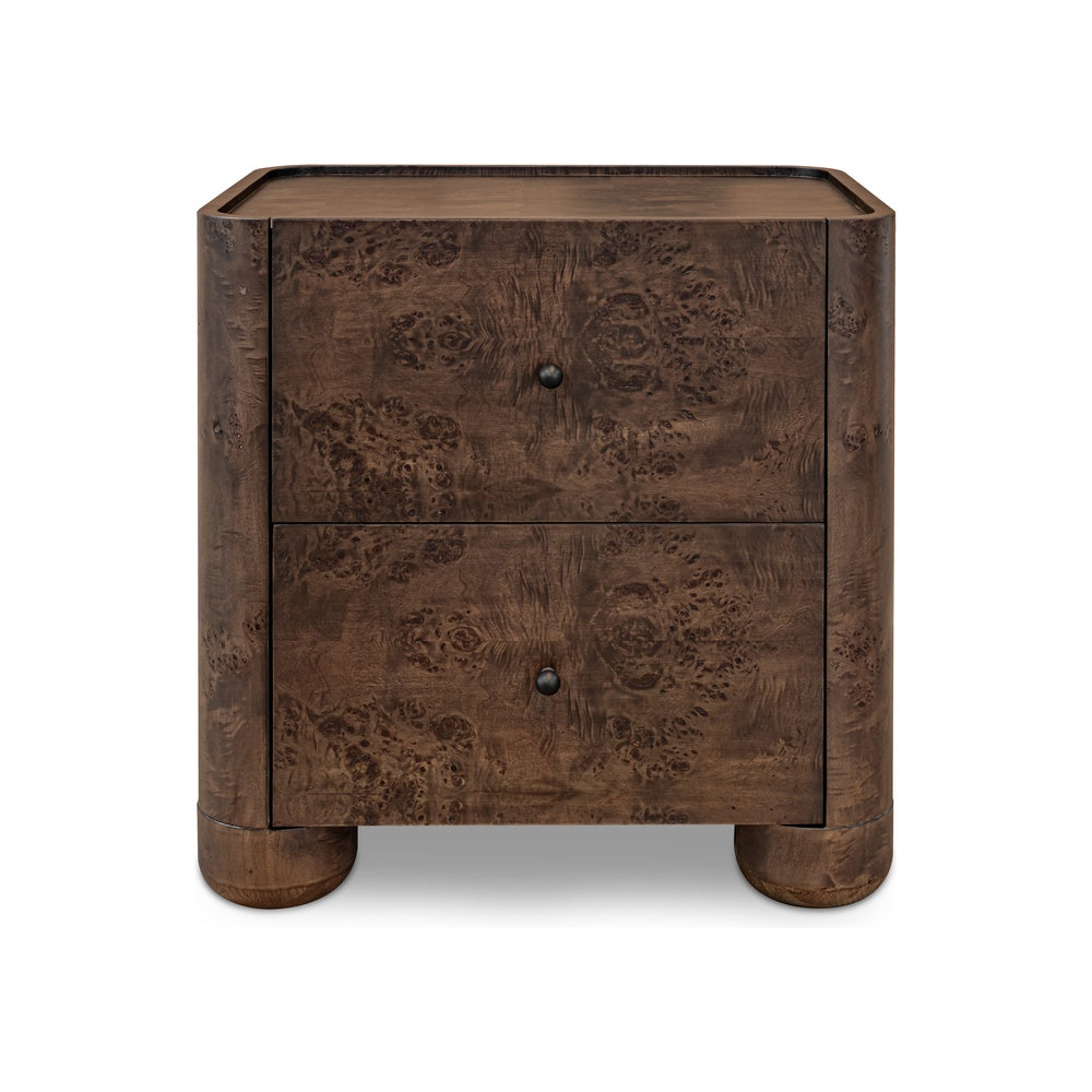 Garrick Nightstand Furniture - Nightstands Moe's Furniture Brown
