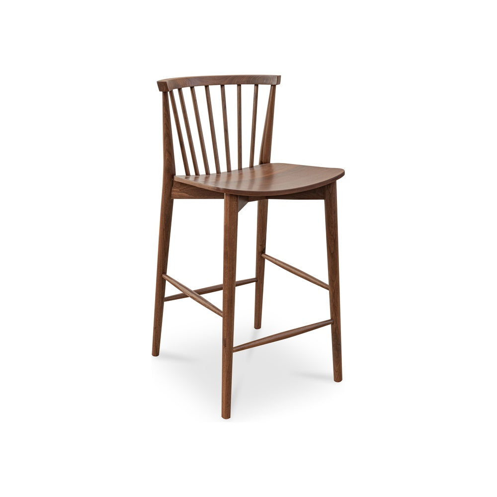 Marleigh Counter Stool FURNITURE - counter stool Moe's Furniture Walnut