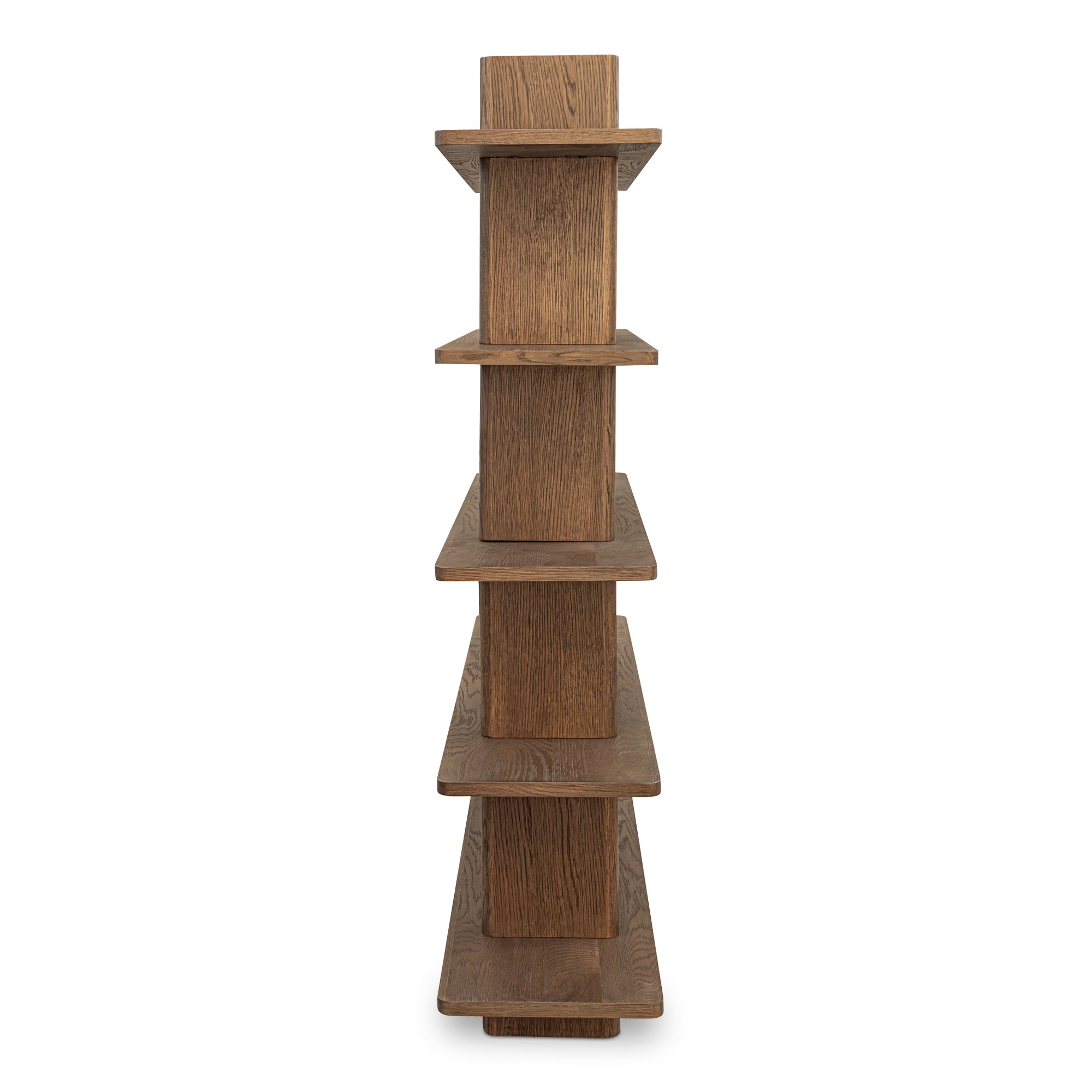 Cadman Large Bookcase Dark Brown Furniture - Bookshelves Moe's Furniture