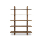 Cadman Large Bookcase Dark Brown Furniture - Bookshelves Moe's Furniture