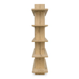 Cadman Large Bookcase Rustic Oak Furniture - Bookshelves Moe's Furniture