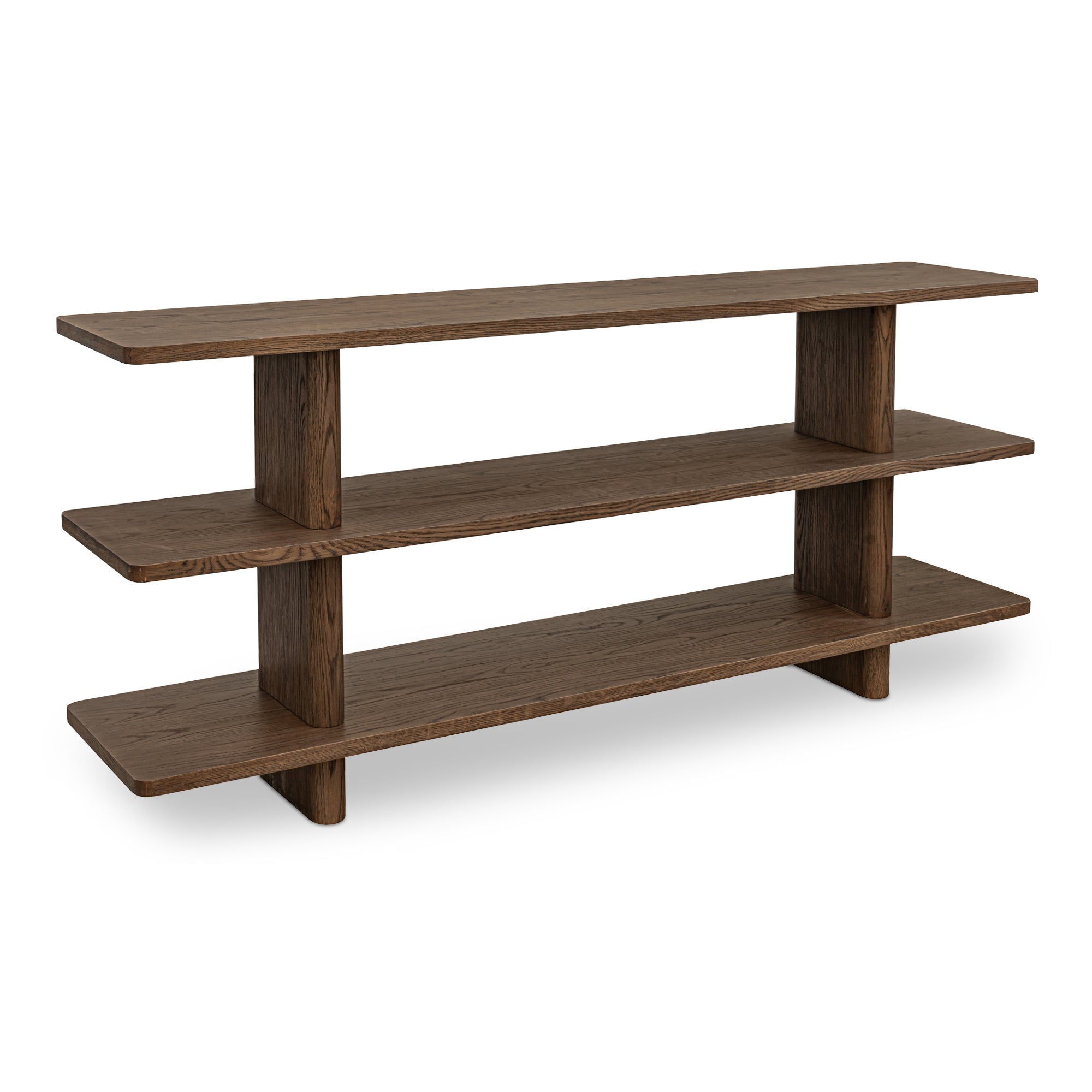 Cadman Small Bookcase Dark Brown Furniture - Bookshelves Moe's Furniture