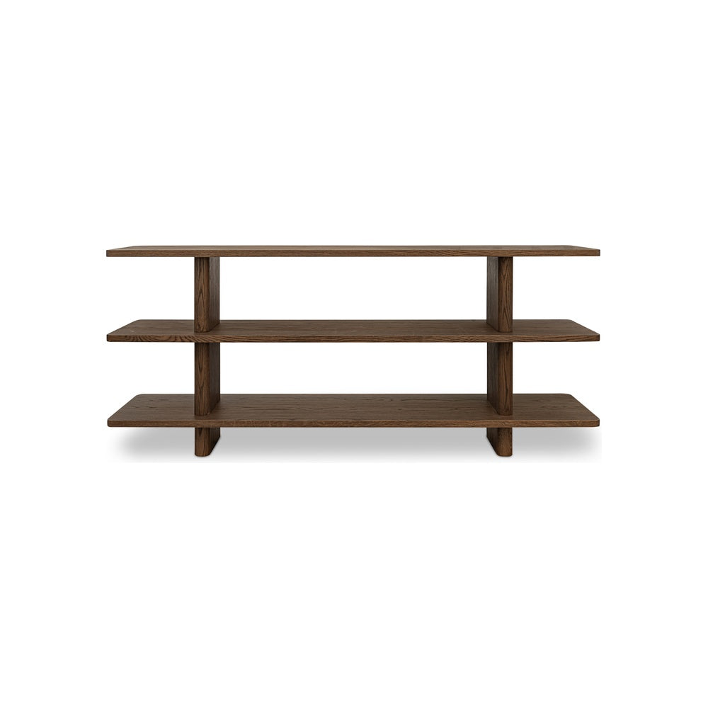 Cadman Small Bookcase Dark Brown Furniture - Bookshelves Moe's Furniture