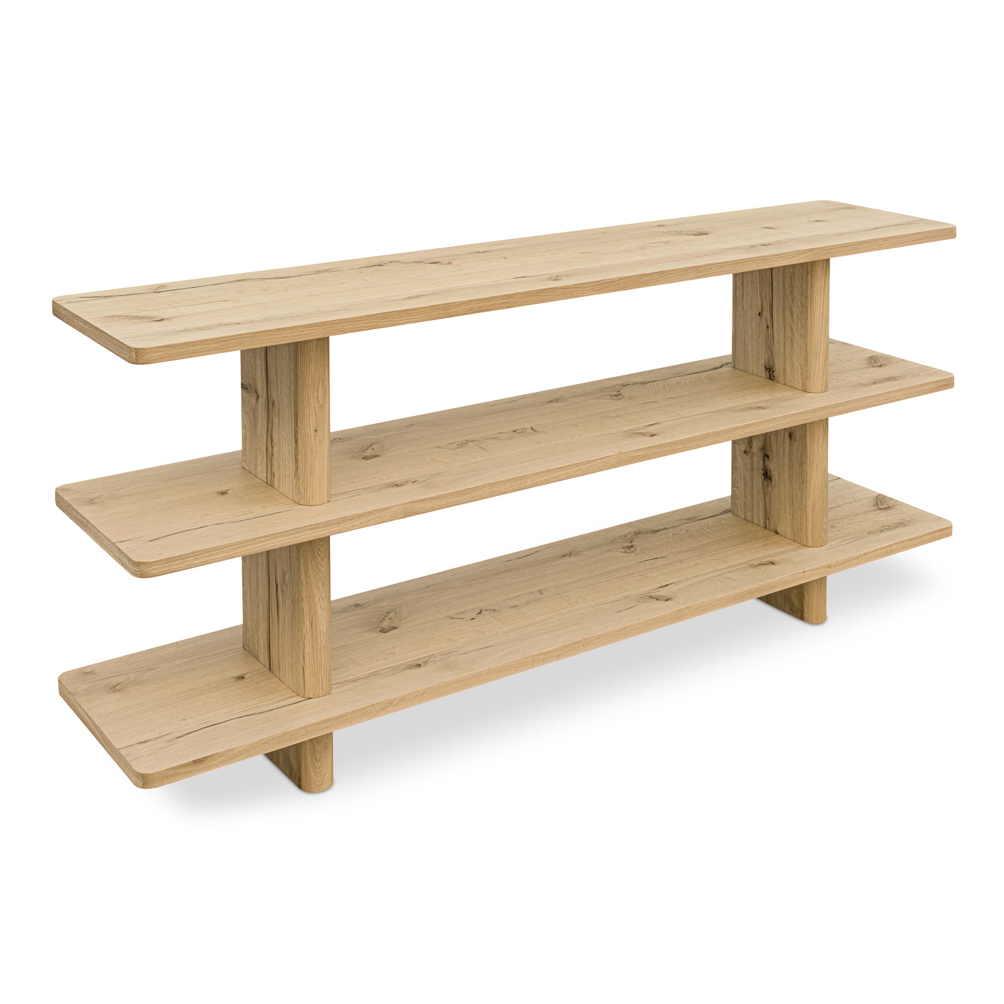 Cadman Small Bookcase Rustic Oak Furniture - Bookshelves Moe's Furniture