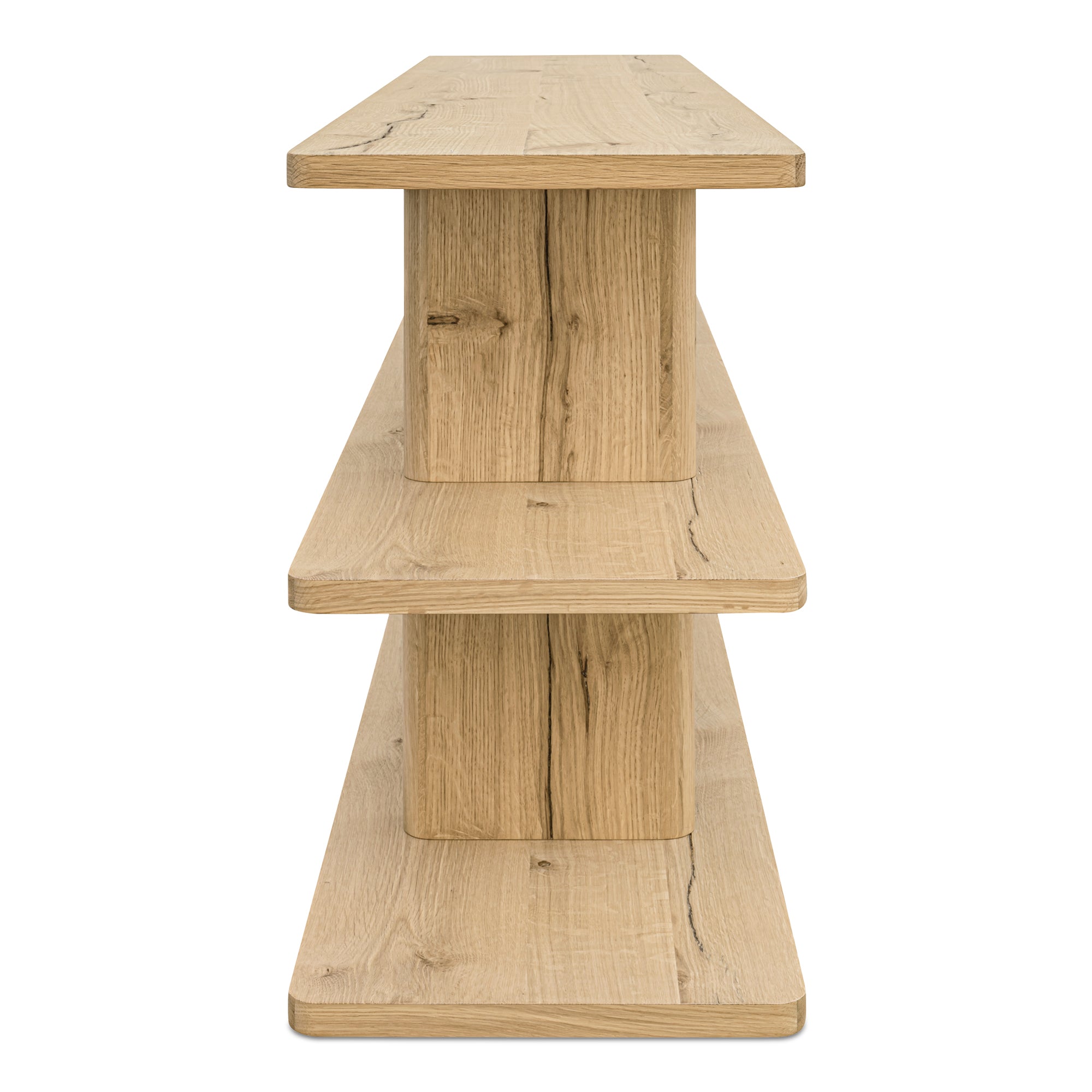 Cadman Small Bookcase Rustic Oak Furniture - Bookshelves Moe's Furniture
