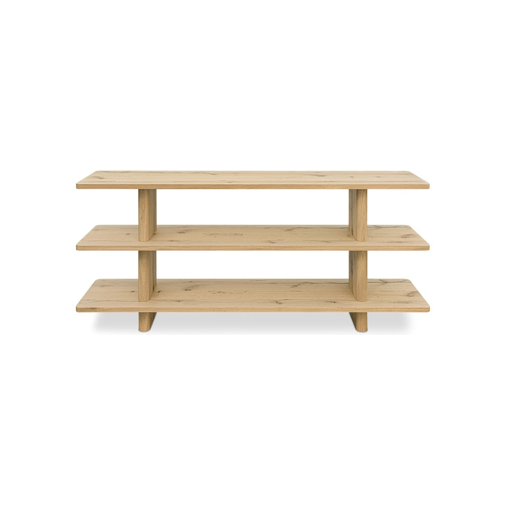 Cadman Small Bookcase Rustic Oak Furniture - Bookshelves Moe's Furniture