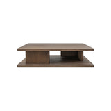 Cadman Large Coffee Table Furniture - Coffee Tables Moe's Furniture Brown