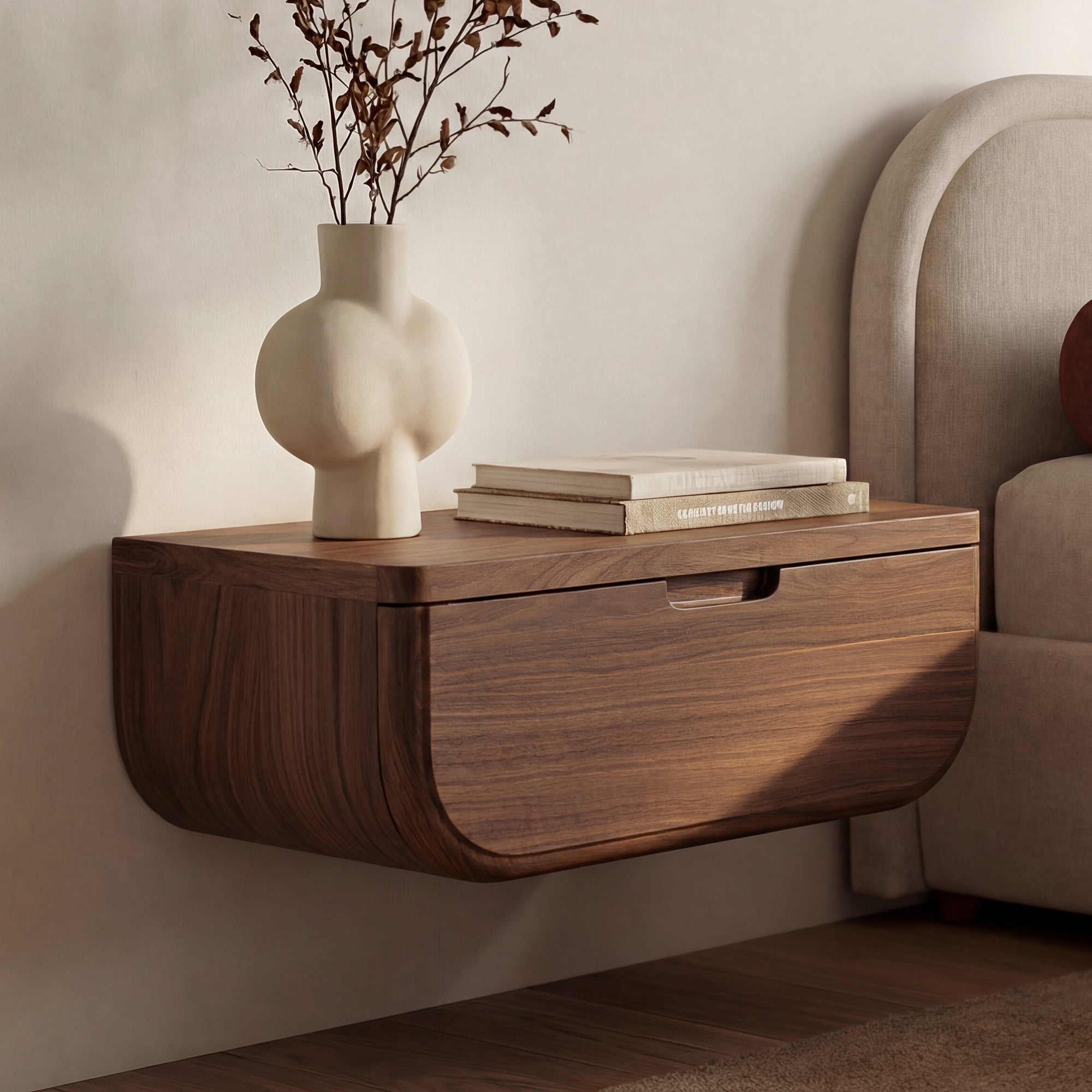 Hattie Floating Nightstand FURNITURE - nightstand Moe's Furniture