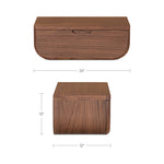 Hattie Floating Nightstand FURNITURE - nightstand Moe's Furniture