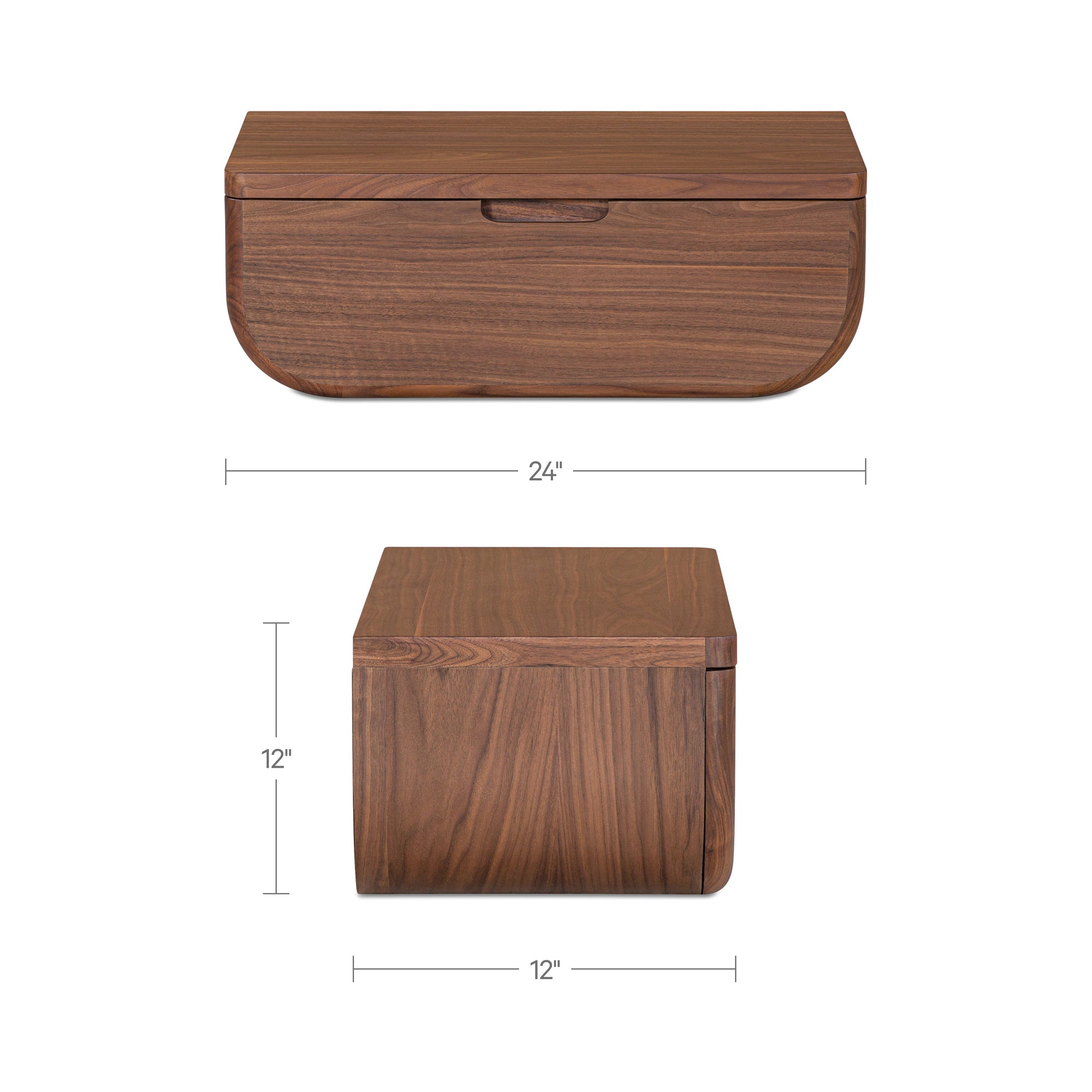 Hattie Floating Nightstand FURNITURE - nightstand Moe's Furniture
