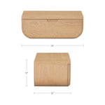 Hattie Floating Nightstand FURNITURE - nightstand Moe's Furniture