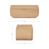 Hattie Floating Nightstand FURNITURE - nightstand Moe's Furniture