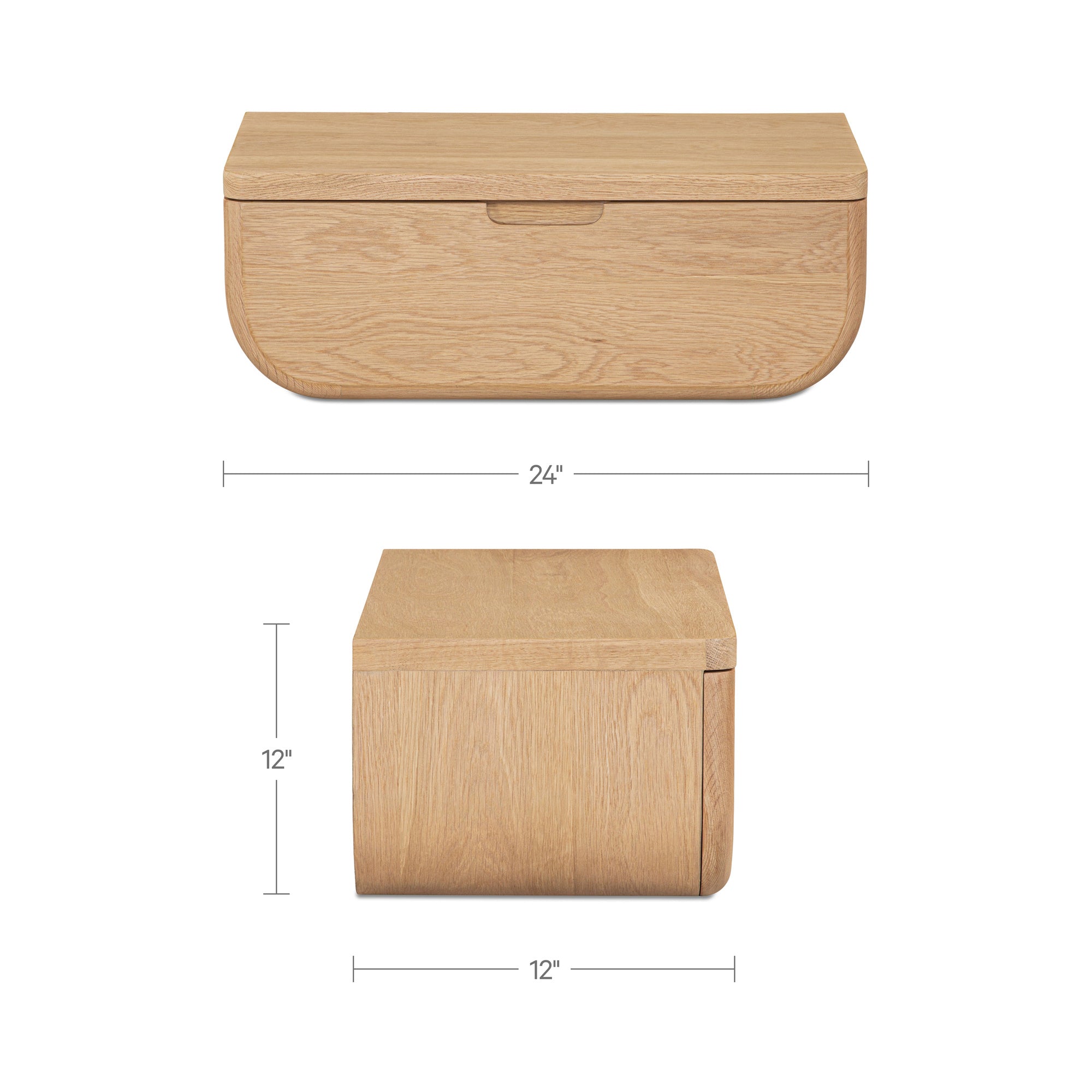 Hattie Floating Nightstand FURNITURE - nightstand Moe's Furniture