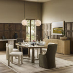 Godric Oval Extension Dining Table FURNITURE - dining table Four Hands