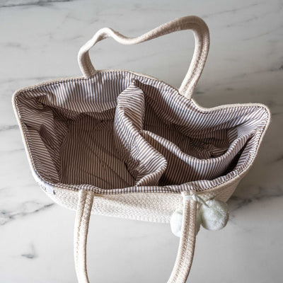 Cotton Rope Diaper Basket Caddy - Rug & Weave