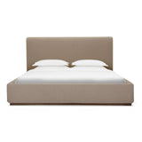 Francis Bed 13 - FURNITURE - bed Style In Form King Tan