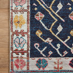 Loloi Fiona Rust / Navy Rug RUGS - synthetic Loloi