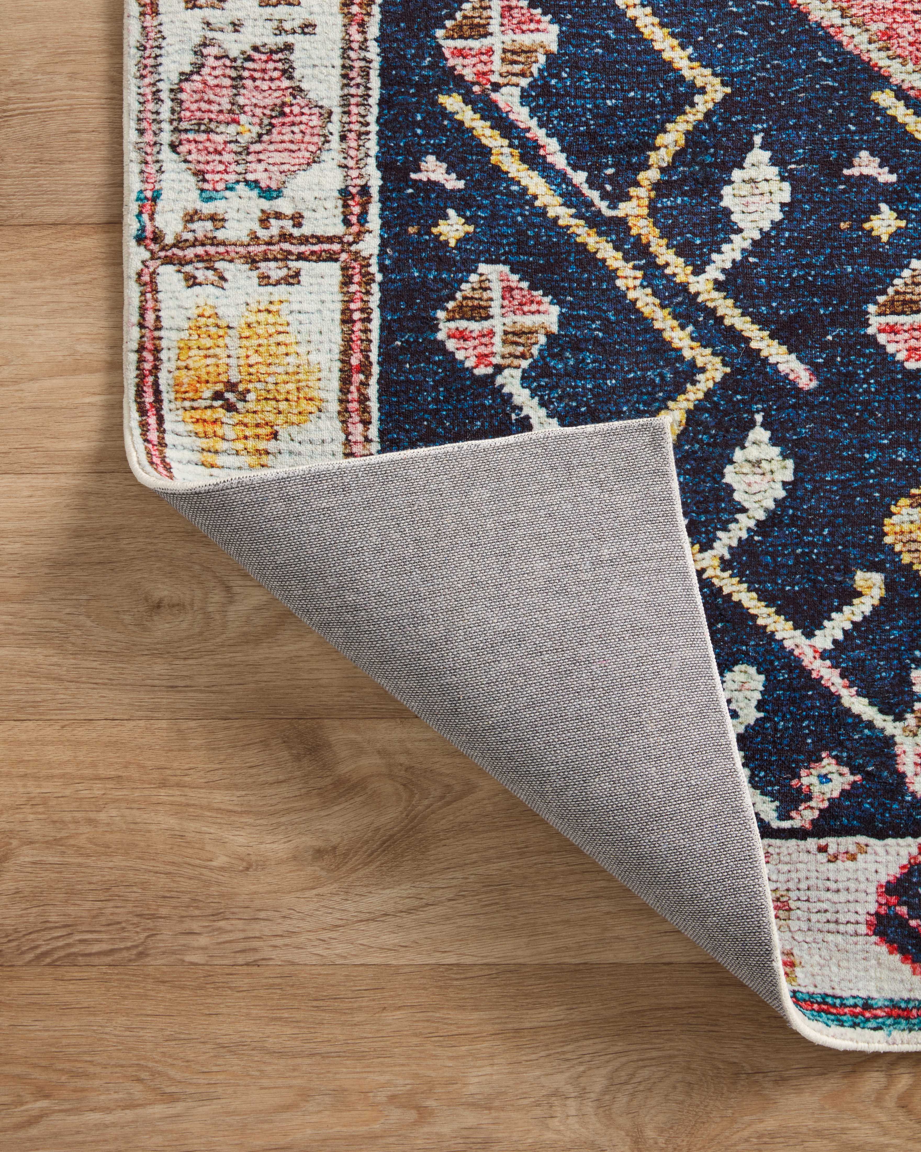 Loloi Fiona Rust / Navy Rug RUGS - synthetic Loloi
