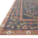 Rifle Paper Co. x Loloi Fiore Navy / Rust Rug RUGS - synthetic Loloi