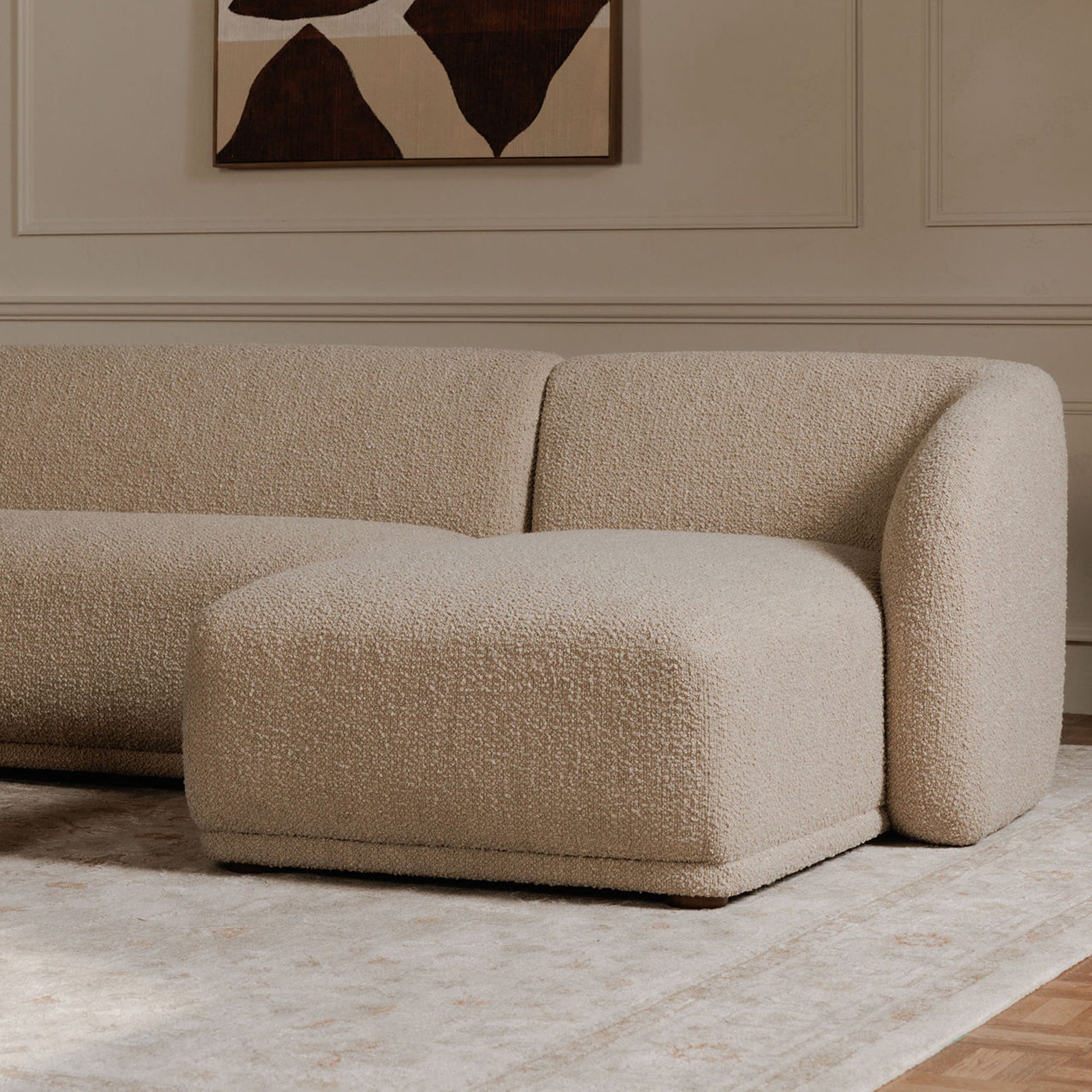 Faye Left Sectional FURNITURE - sectional Moe's Furniture