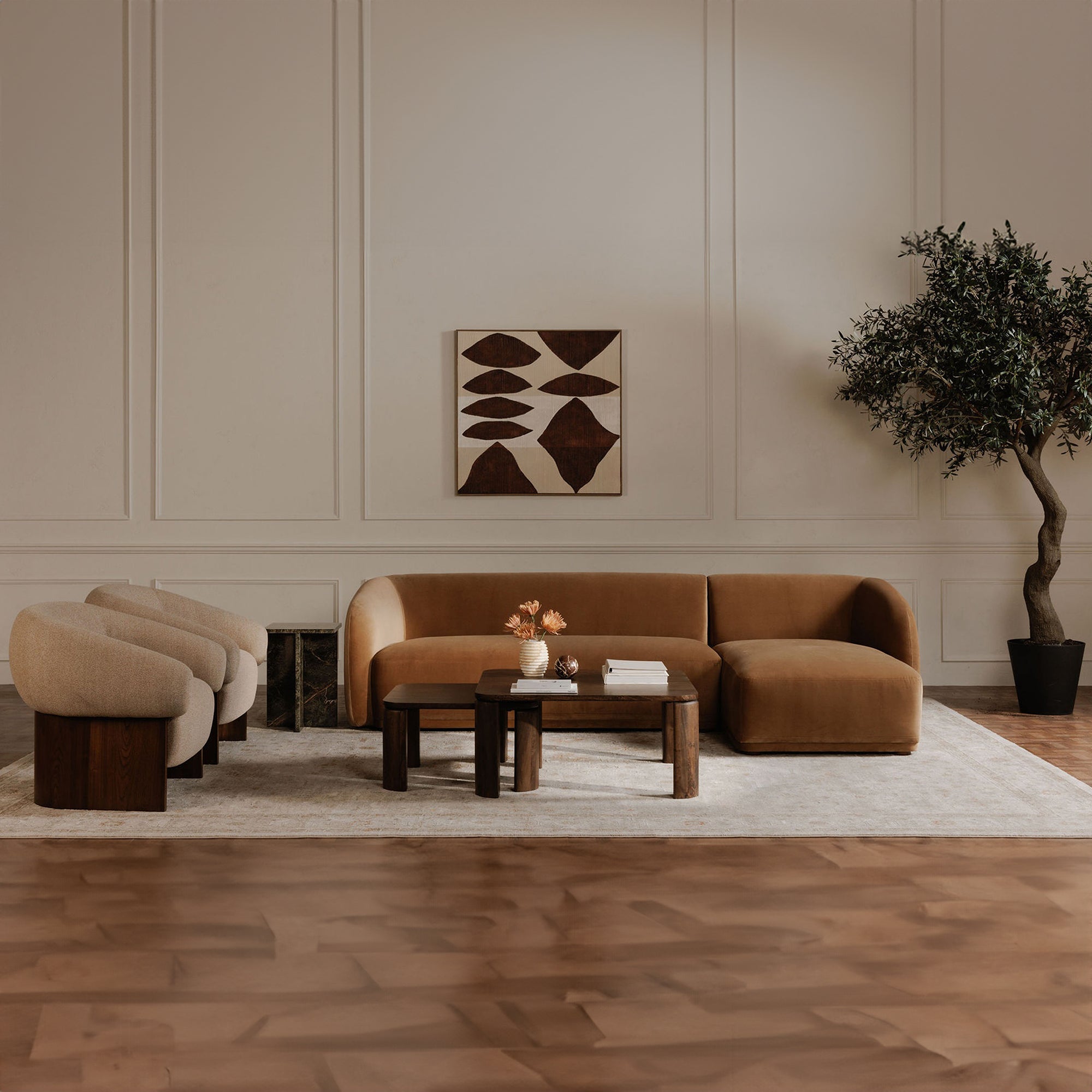 Faye Right Sectional FURNITURE - sectional Moe's Furniture