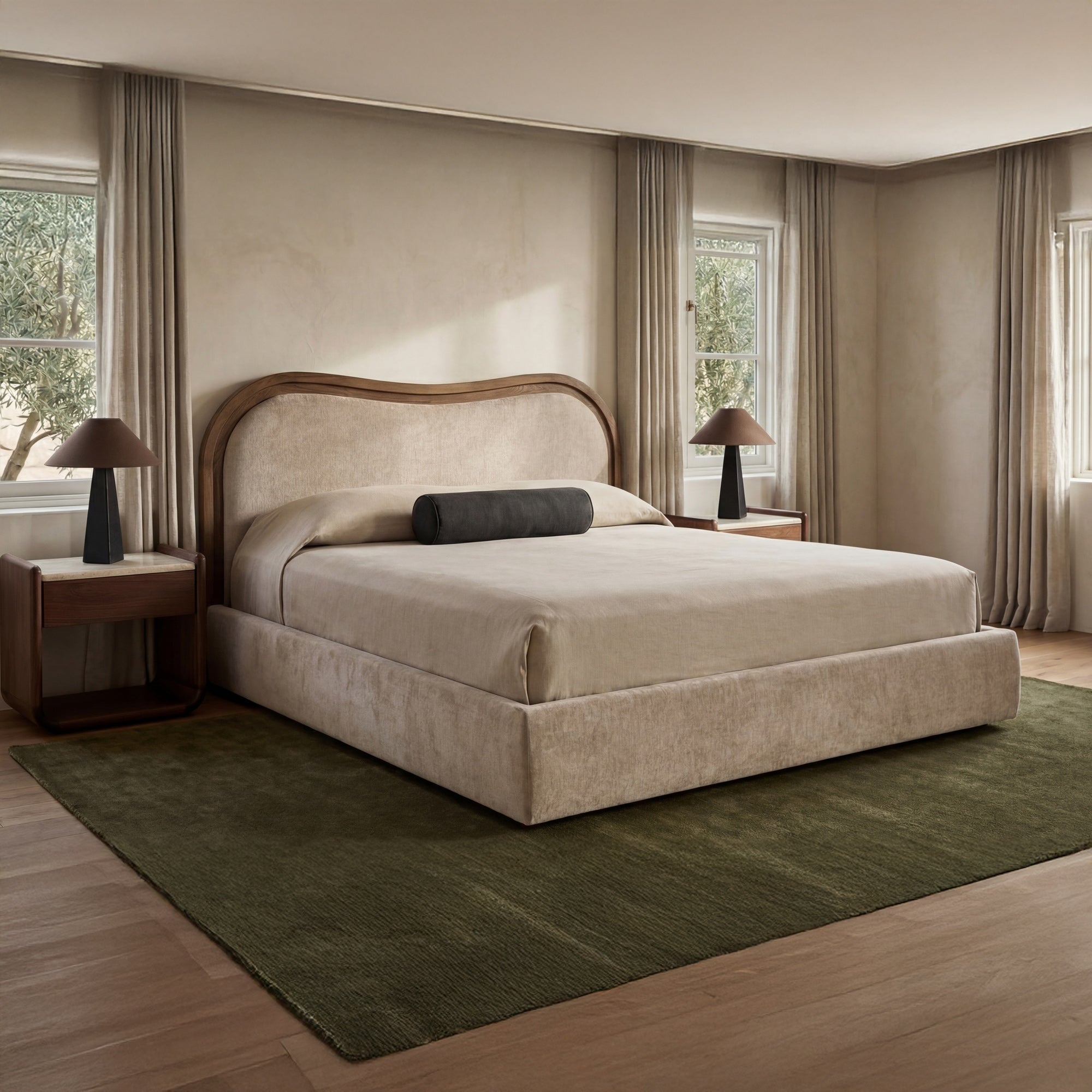 Camille Bed FURNITURE - bed Moe's Furniture