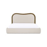 Camille Bed FURNITURE - bed Moe's Furniture Oat Queen