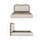 Camille Bed FURNITURE - bed Moe's Furniture