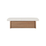 Gemine Storage Bench Furniture - Benches Moe's Furniture White