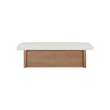 Gemine Storage Bench Furniture - Benches Moe's Furniture White