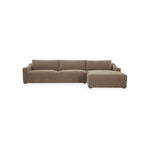 Farrah Sectional FURNITURE - sectionals Moe's Furniture Taupe Right