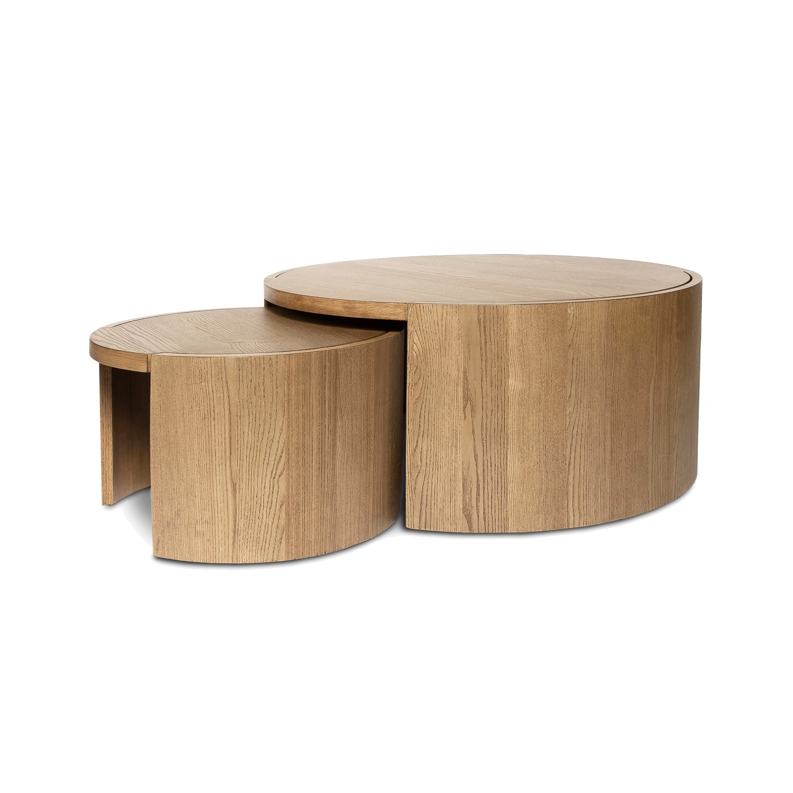 Forbes Nesting Coffee Table, Aged Oak