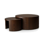 Forbes Nesting Coffee Table FURNITURE - coffee tables Style In Form Smoked Chestnut