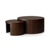 Forbes Nesting Coffee Table FURNITURE - coffee tables Style In Form Smoked Chestnut