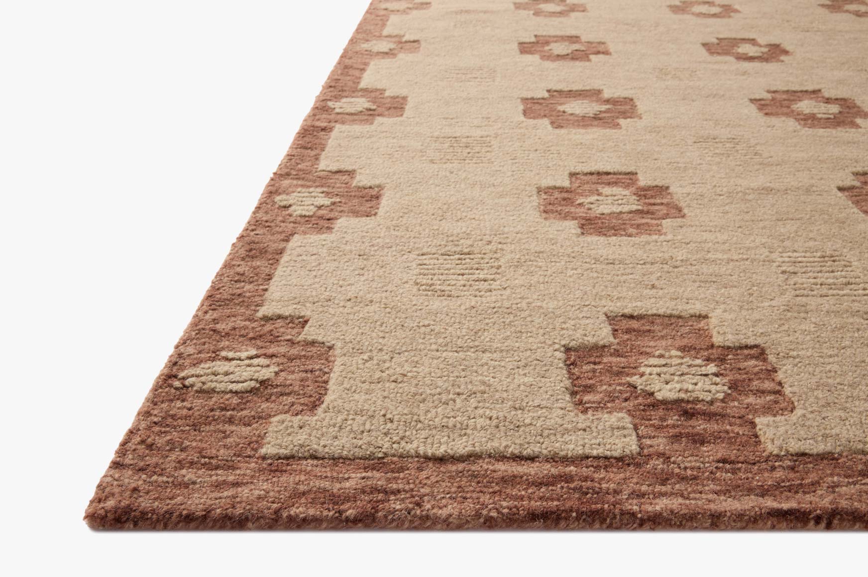 Jeremiah Brent x Loloi Fori Rust / Beige Rug – 3