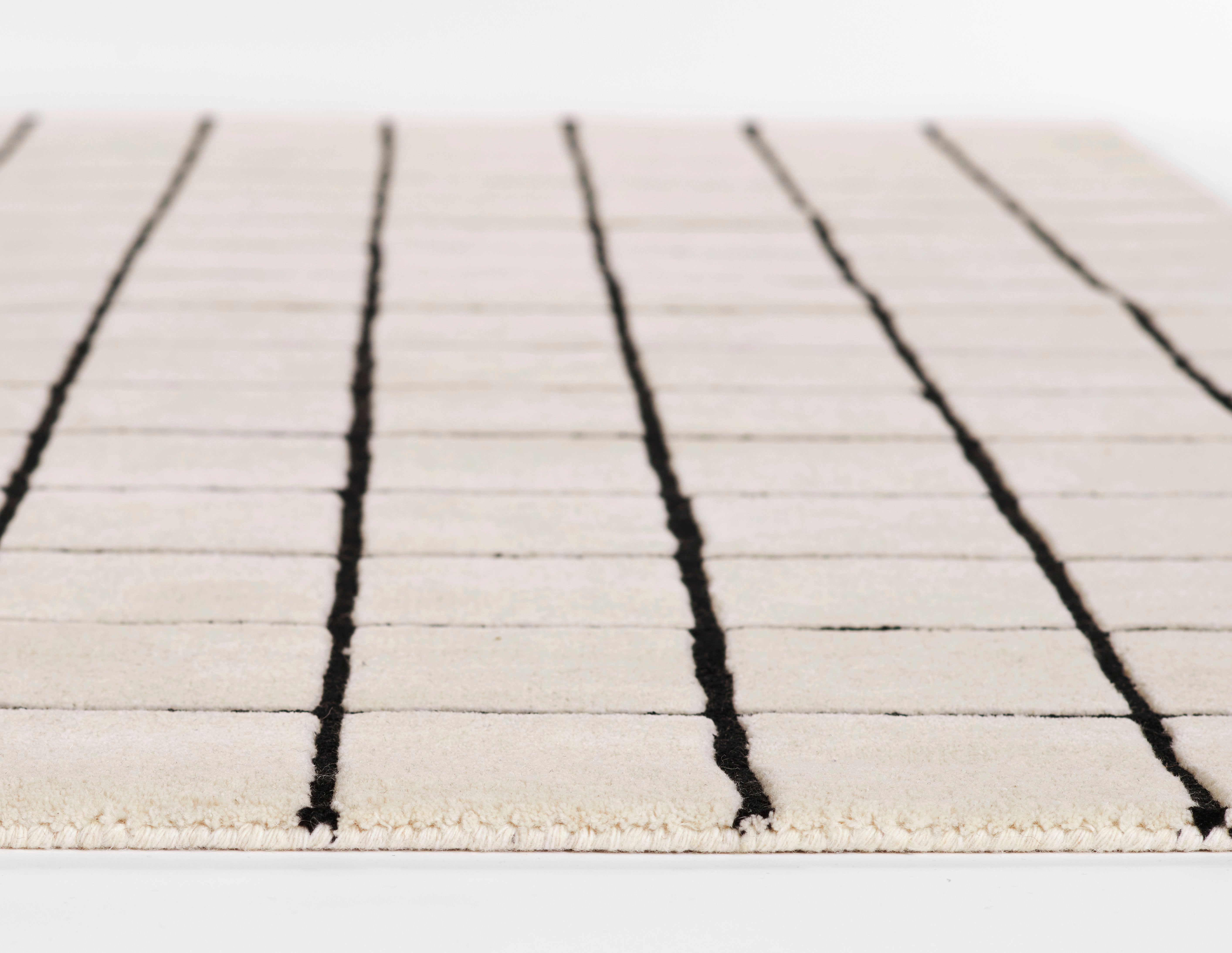 Forme Gridwork Hand Tufted Rug RUGS - wool Momeni