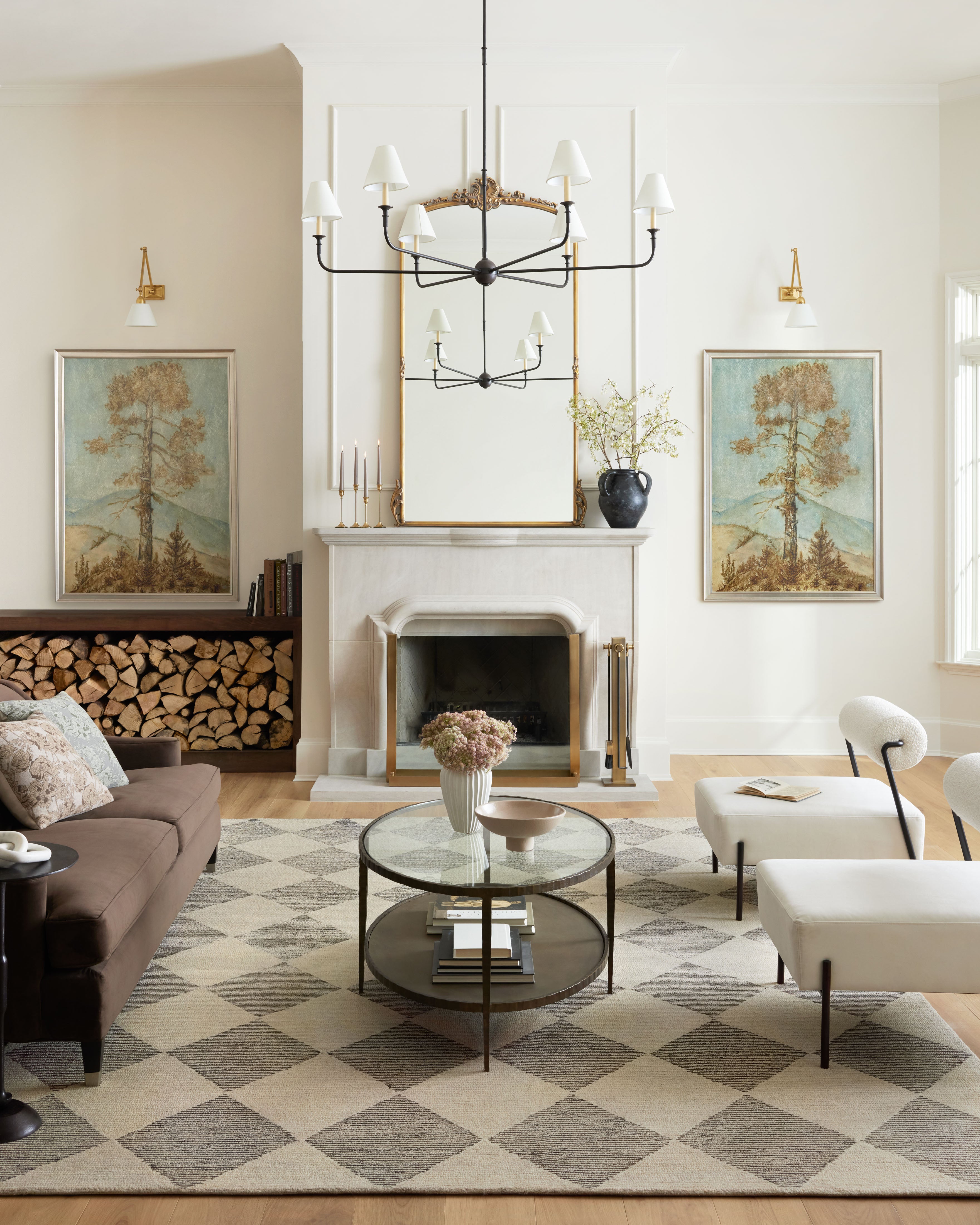 Chris Loves Julia x Loloi Francis Beige / Charcoal Rug Rugs Loloi