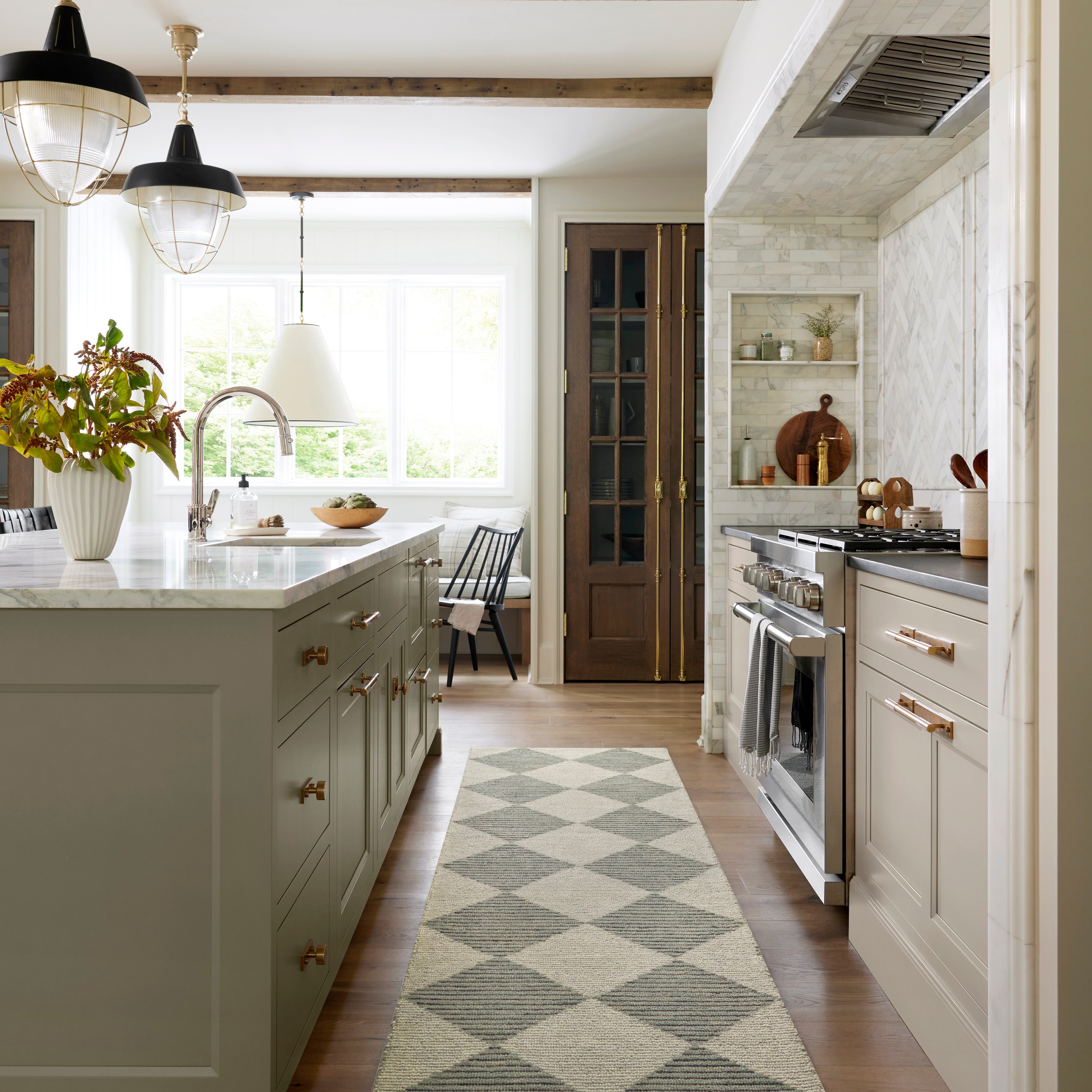 Chris Loves Julia x Loloi Francis Spa / Granite Rug Rugs Loloi