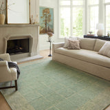 Chris Loves Julia x Loloi Francis Green / Natural Rug Rugs Loloi
