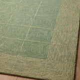 Chris Loves Julia x Loloi Francis Green / Natural Rug Rugs Loloi