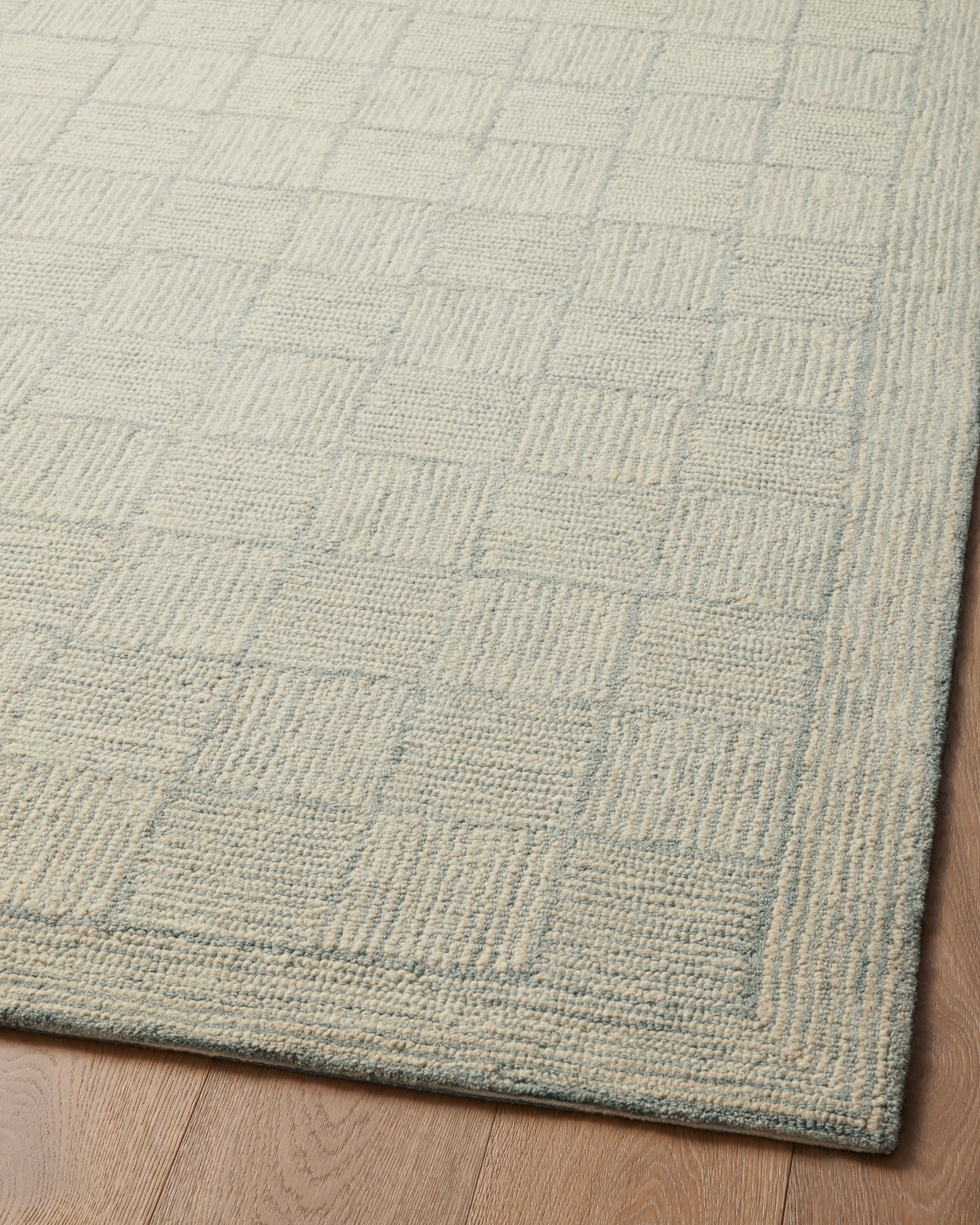 Chris Loves Julia x Loloi Francis Silver / Sky Rug Rugs Loloi