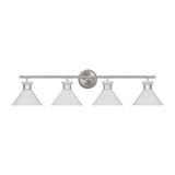 Belcarra 4 - Light Bath LIGHTING - vanity Visual Comfort Brushed Steel
