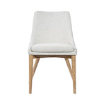 FLOOR MODEL - Frits Dining Chair - set of 2 - Taupe/Dark Brown FURNITURE - floor model LH IMPORTS