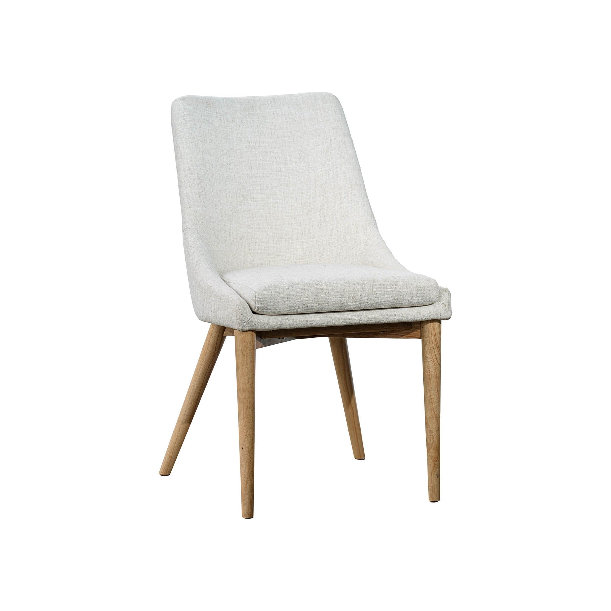 FLOOR MODEL - Frits Dining Chair - set of 2 - Taupe/Dark Brown FURNITURE - floor model LH IMPORTS
