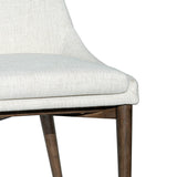 FLOOR MODEL - Frits Dining Chair - set of 2 - Taupe/Dark Brown FURNITURE - floor model LH IMPORTS