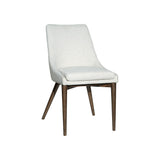 FLOOR MODEL - Frits Dining Chair - set of 2 - Taupe/Dark Brown FURNITURE - floor model LH IMPORTS