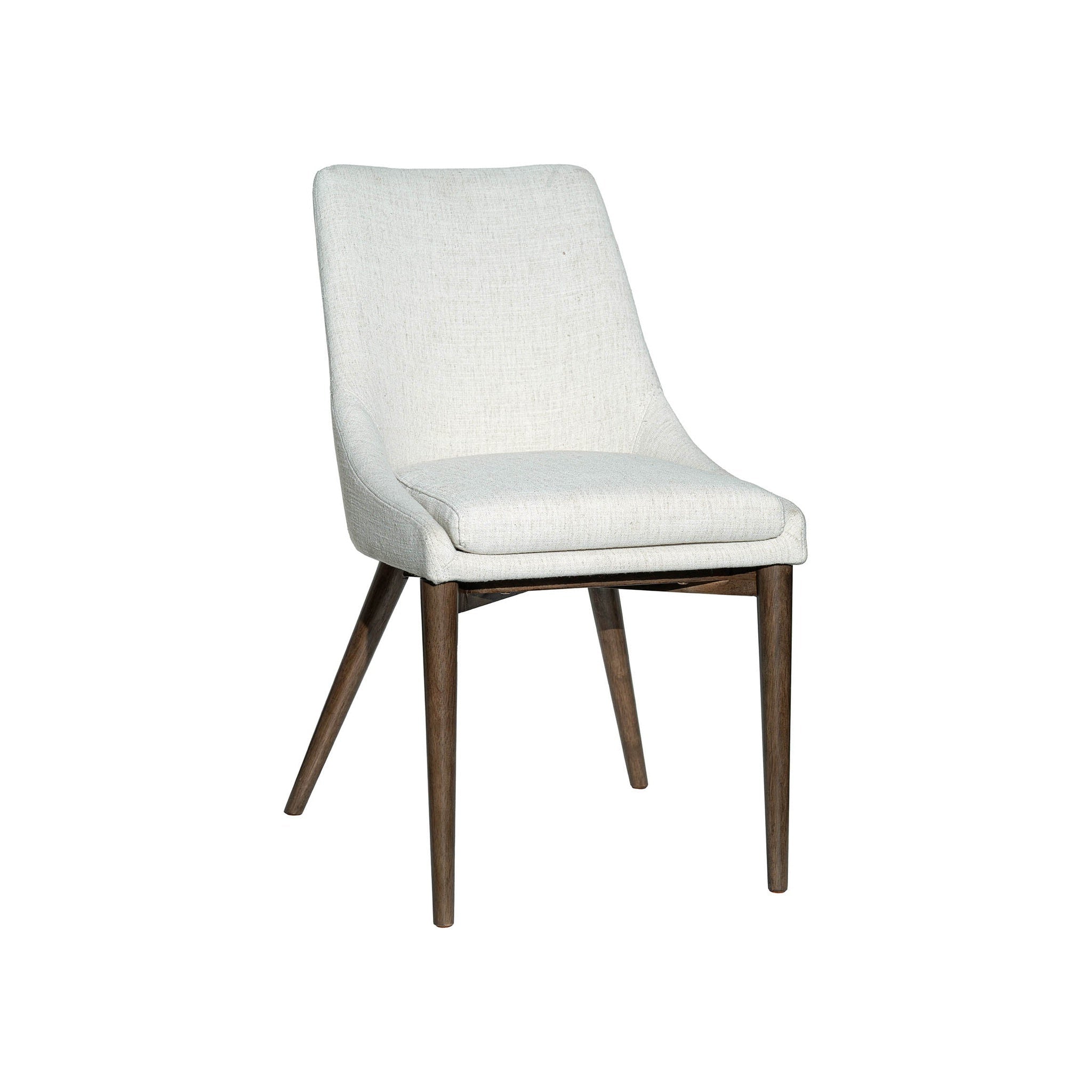 FLOOR MODEL - Frits Dining Chair - set of 2 - Taupe/Dark Brown FURNITURE - floor model LH IMPORTS