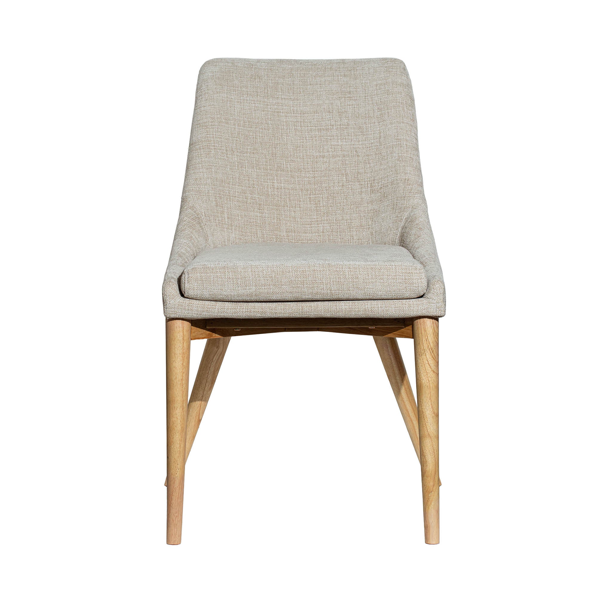 FLOOR MODEL - Frits Dining Chair - set of 2 - Taupe/Dark Brown FURNITURE - floor model LH IMPORTS