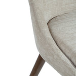 FLOOR MODEL - Frits Dining Chair - set of 2 - Taupe/Dark Brown FURNITURE - floor model LH IMPORTS